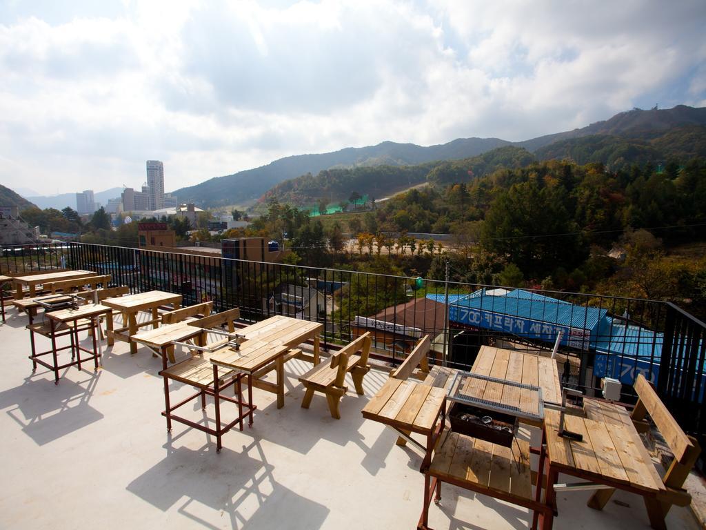 White Cabin Aparthotel Pyeongchang Exterior foto