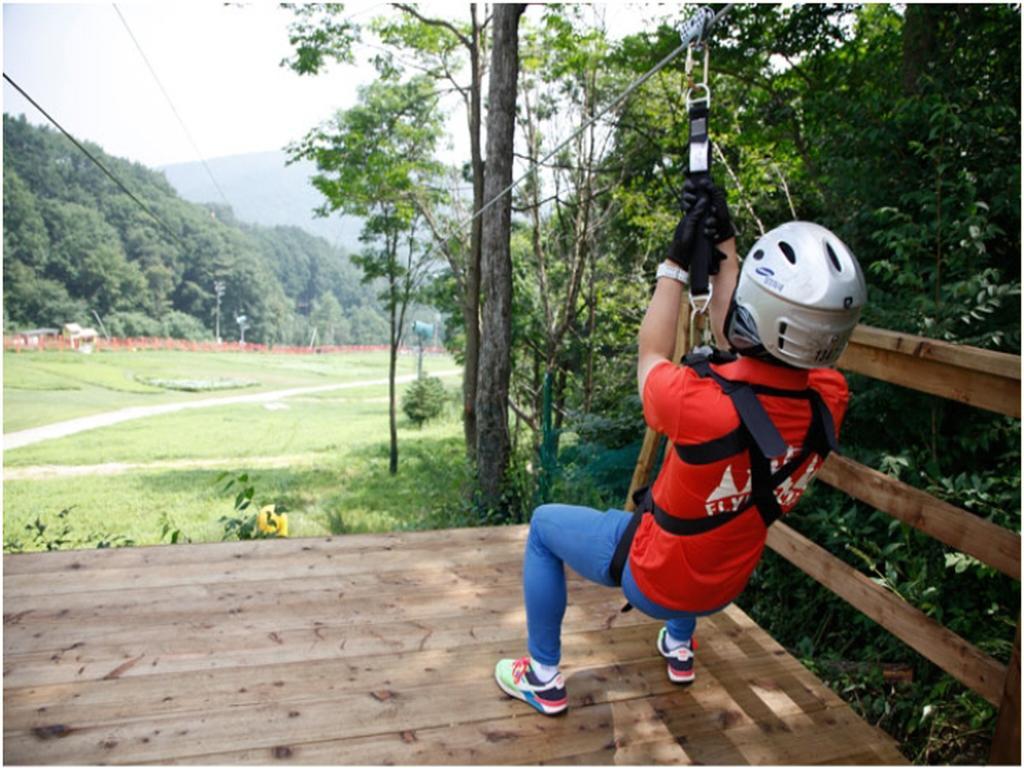 White Cabin Aparthotel Pyeongchang Exterior foto